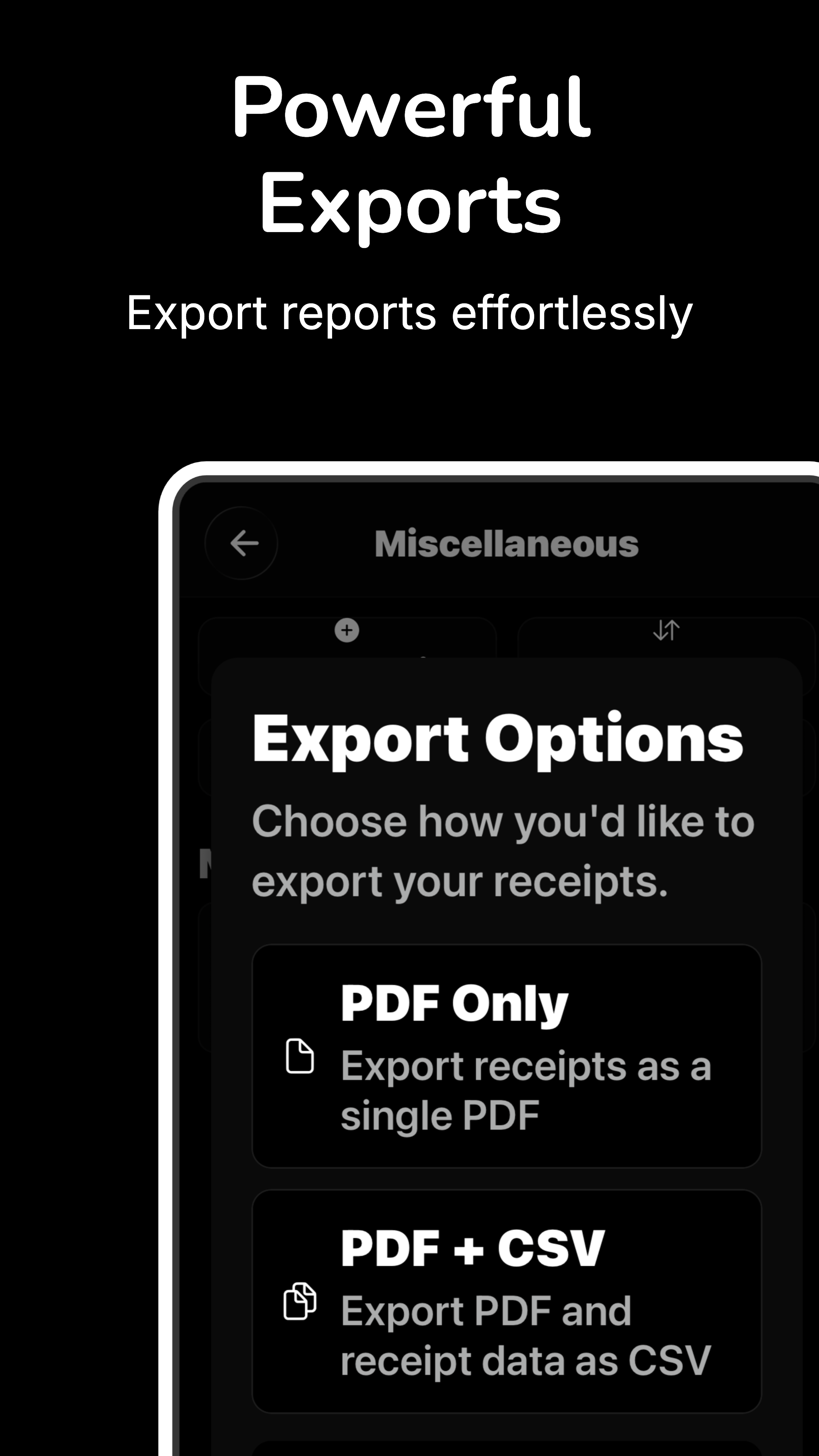 Powerful Exports - PDF and CSV