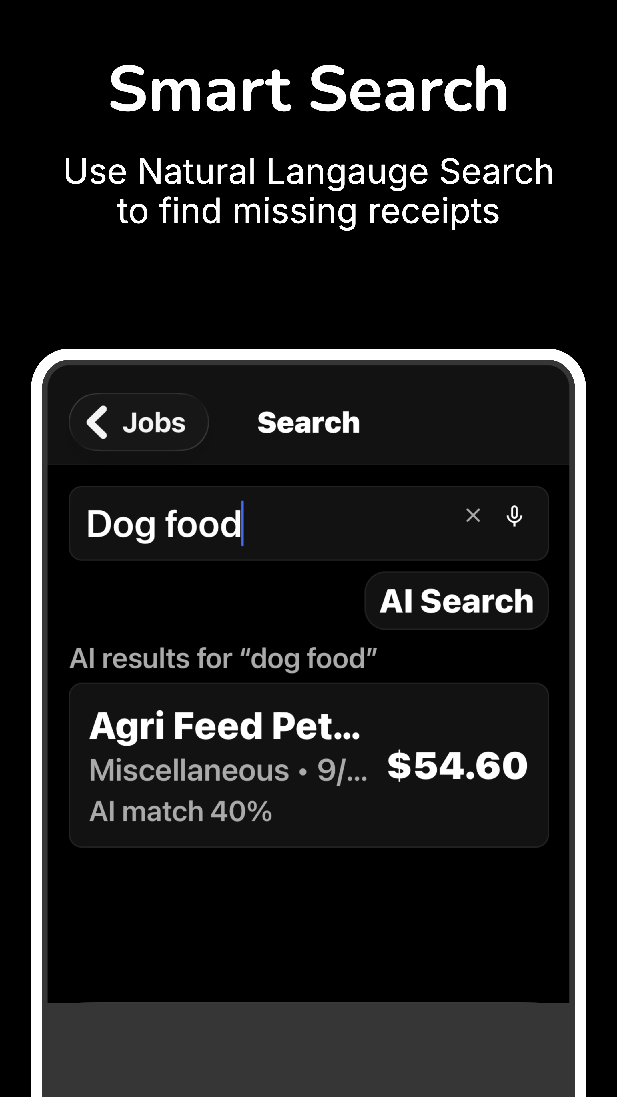 Smart Search - Natural language